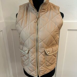 Thread & Supply Quilted Beige Vest